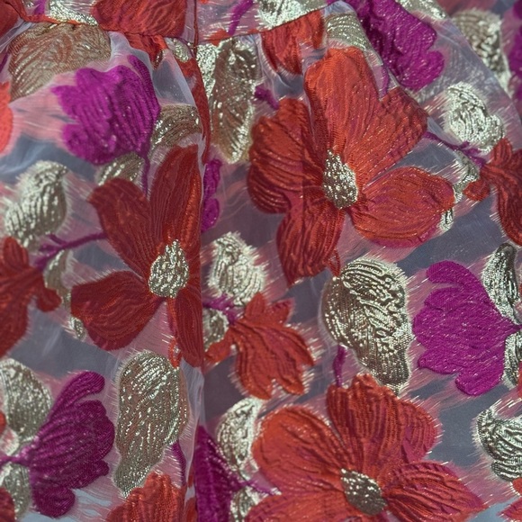 Violet Weekend Floral Jacquard Fit and Flare Dress Size 7/8. C8 - Picture 8 of 17